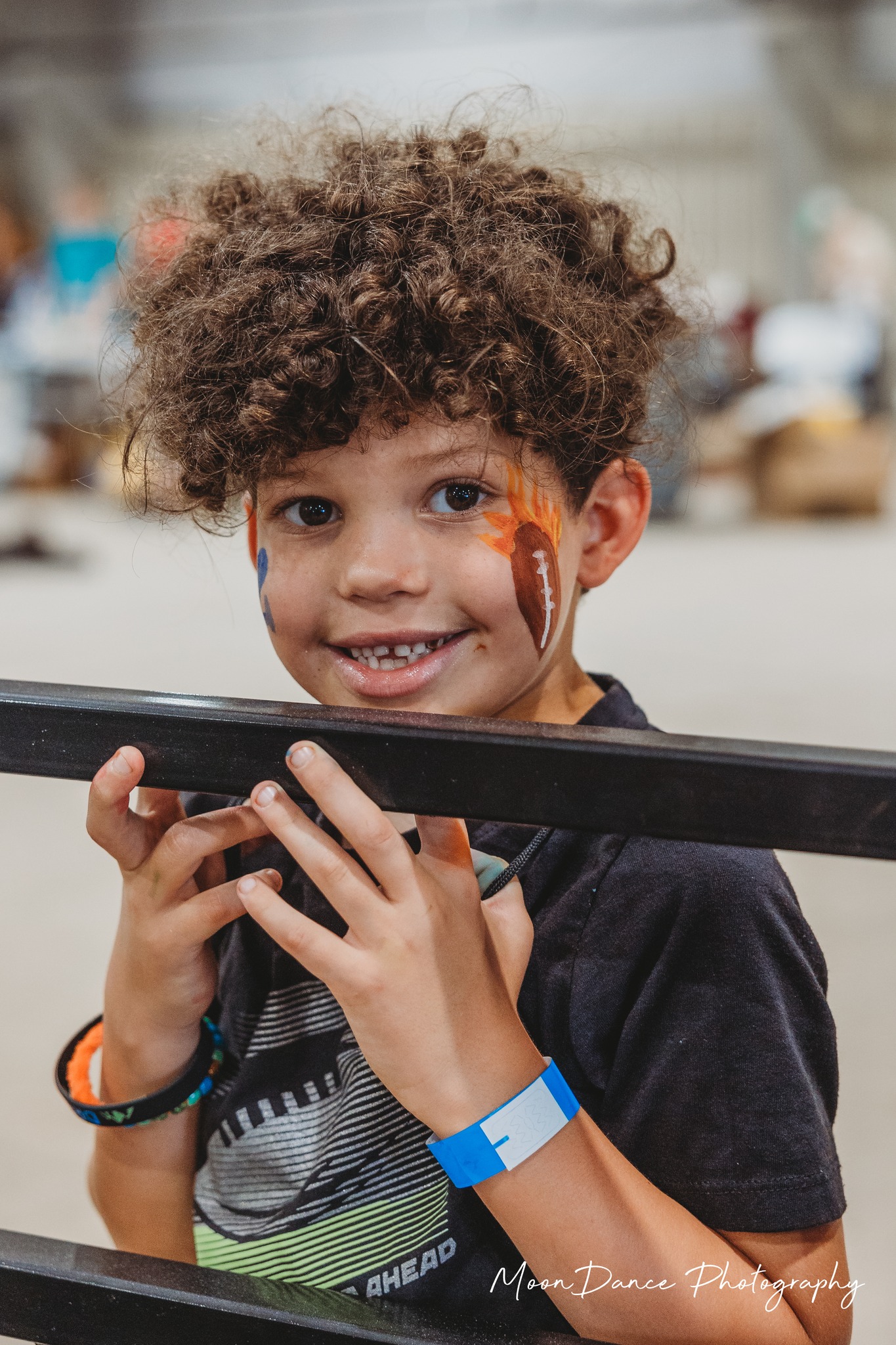 Student at the Back to School Haircuts event